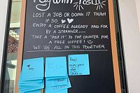 Brisbane café’s ‘cup of coffee kindness’ campaign goes viral
