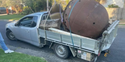 WWII bomb discovered in Victorian backyard
