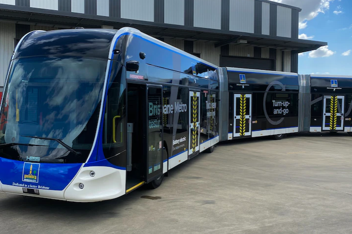 Electric Brisbane Metro vehicle dubbed the 'Tesla of public transport' ready for testing
